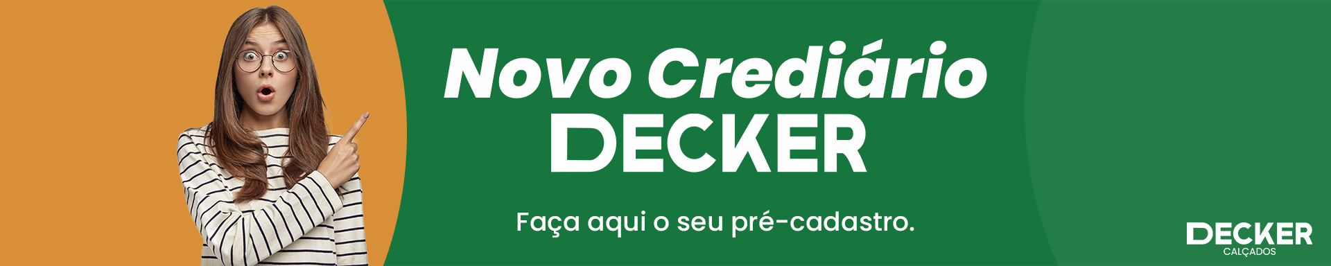 Banner novo crediario Decker